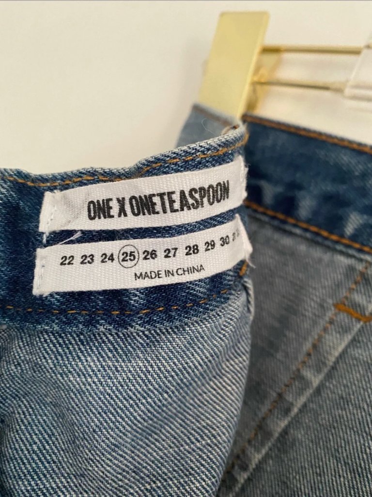 One Teaspoon Freelove Distressed Denim Midi Skirt | Size 25 — image 6 of 8